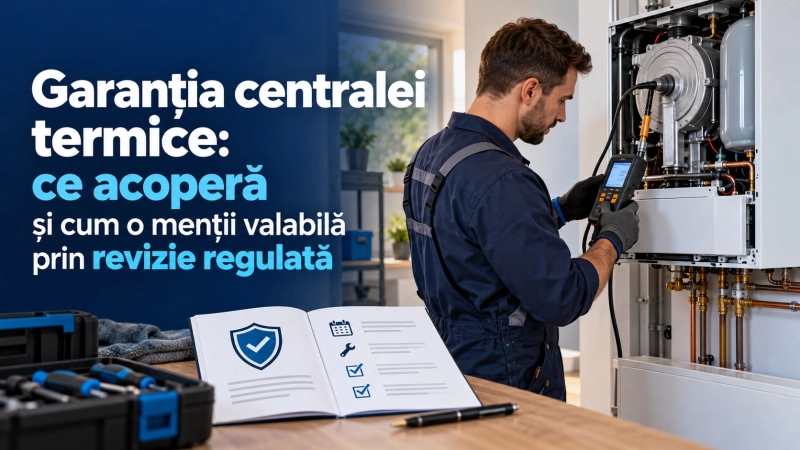 Garantia centralei termice: ce acopera, cand se pierde si ce revizii sunt necesare