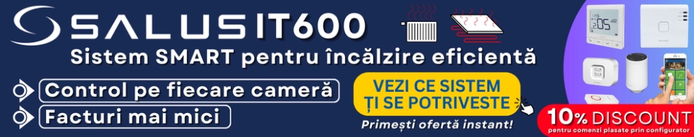 Configurator sistem incalzire smart home Salus IT600 compatibil cu orice model de centrala gaz
