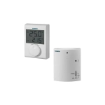 Termostat wireless neprogramabil Siemens RDH100RF Set, digital